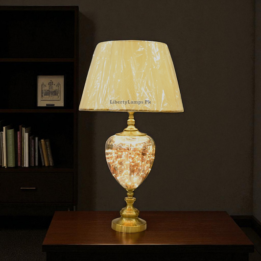 Lustra Duo – Double Light Glass Table Lamp (Pair)