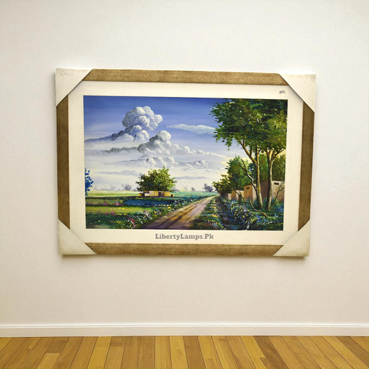 SereneScape – Nature Oil Painting on Canvas (Single)
