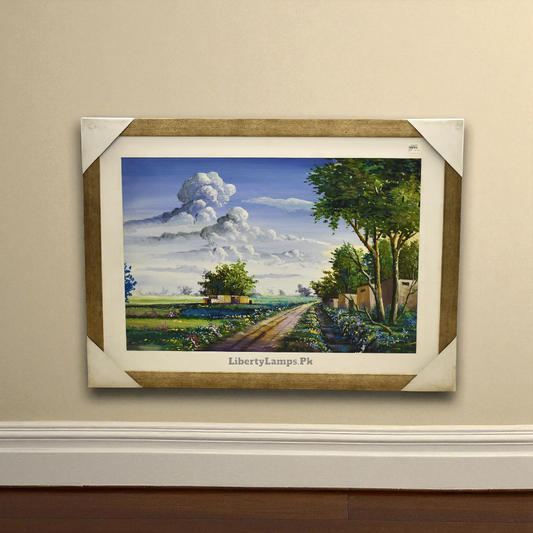 Whispering Woods – Nature Oil Painting on Canvas (Single)