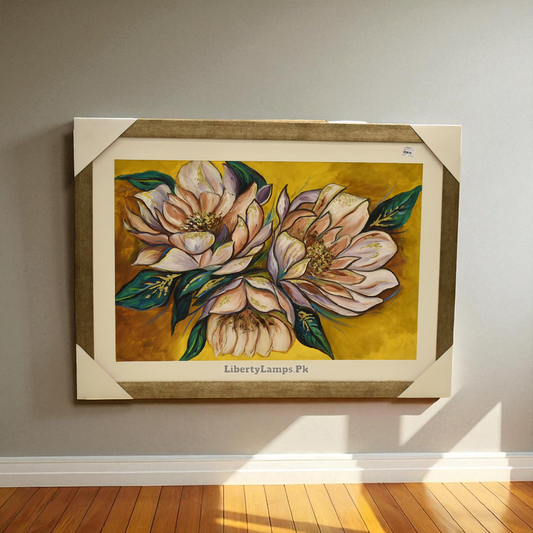 PetalDream – Flower Oil Painting on Canvas (Single)