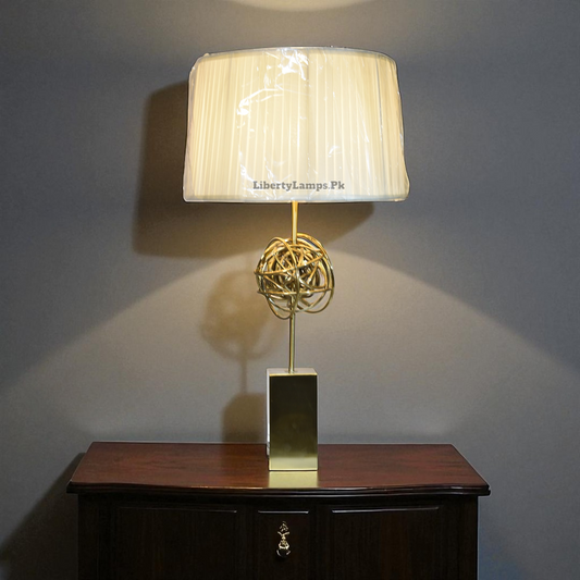 Artisan Glow – Metal Artistic Table Lamps (Pair)