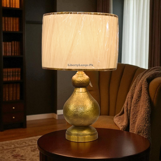 Royal Ember – Copper Brass Table Lamps (Pair)