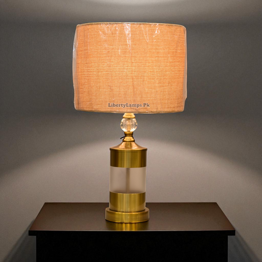 Steel Aura – Modern Metal Table Lamps (Pair)