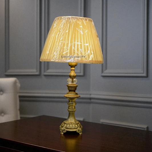 Steel Aura – Metal Table Lamps (Pair)