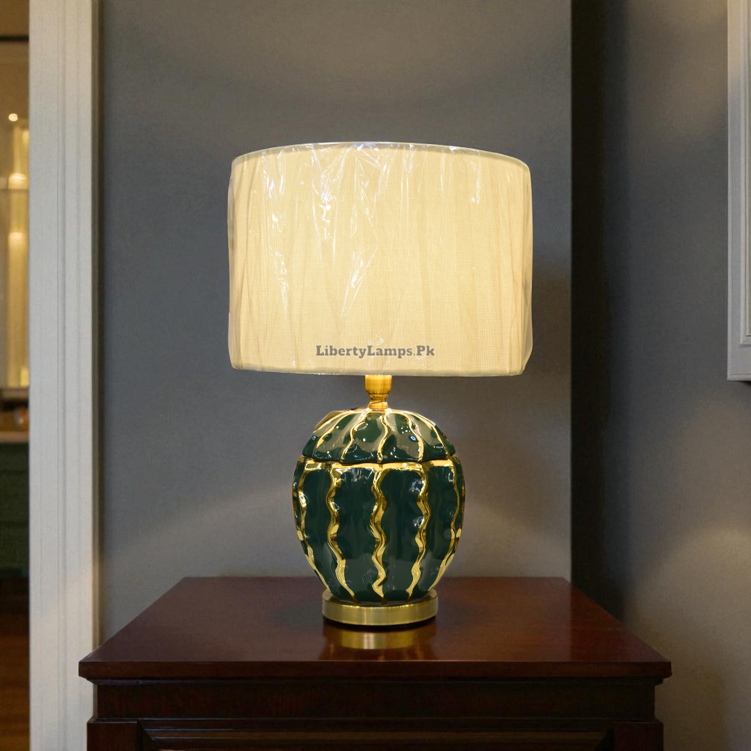 Ivory Bloom Porcelain Table Lamp (Pair)