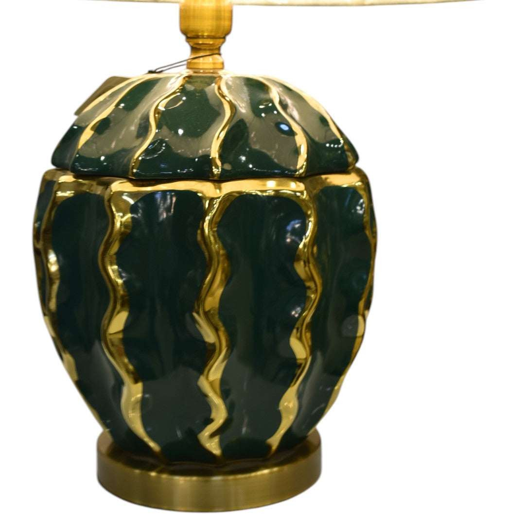 Ivory Bloom Porcelain Table Lamp (Pair)