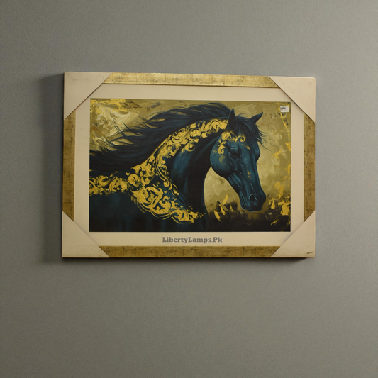 Majestic Stallion Horse Oil Painting (Single)