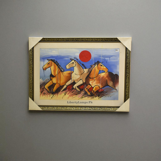 Majestic Stallion Horse Oil Painting (Single)