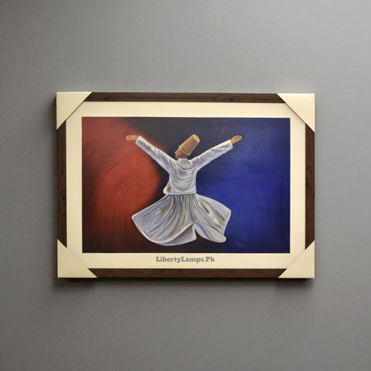 Whirling Spirit Sufi Oil Painting (Single)