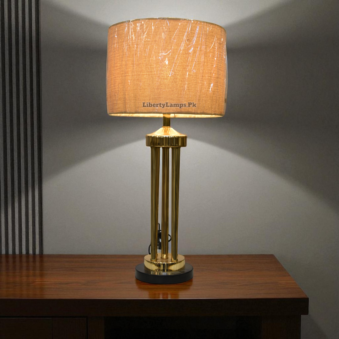 Vintage Roadside Charm Metal Lamp (Pair)