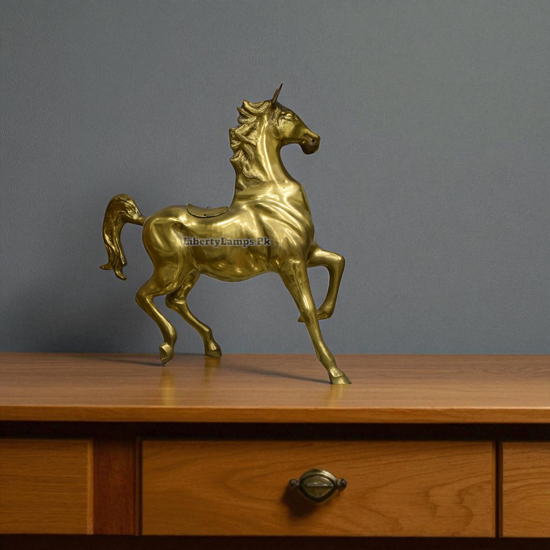 Majestic Galloping Metal Horse Decor (Single)