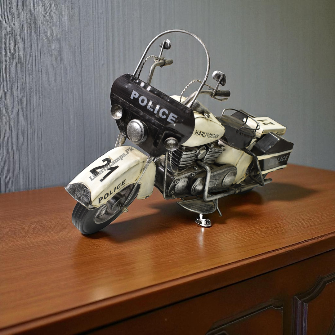 Classic Metal Police Bike Model (Single)