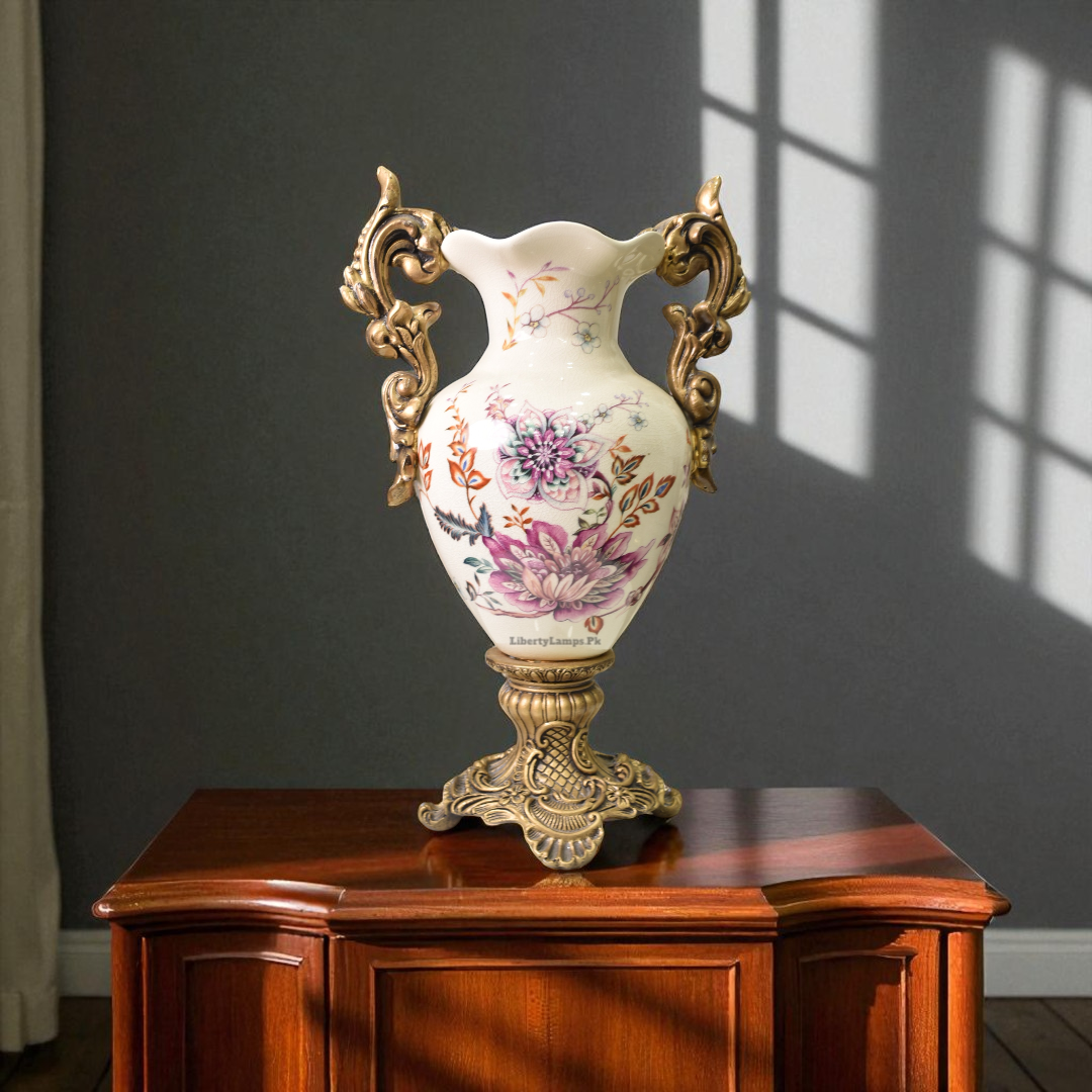 Fishbone Ceramic Vase (Single)