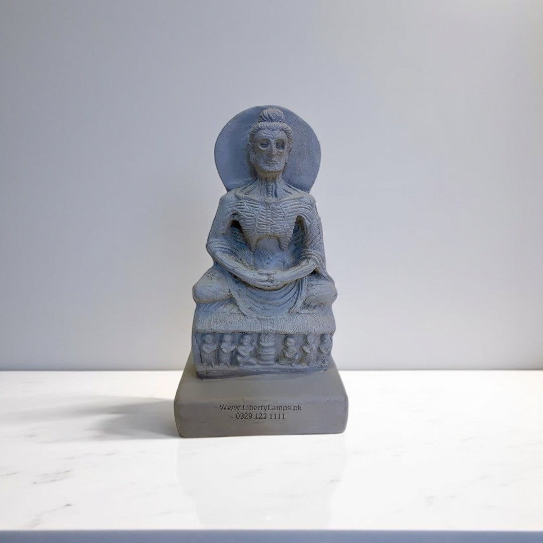 Fasting Buddha Sculpture – Highly Detailed & Unbreakable Decor (Single)