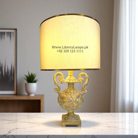 Turkish Table Lamps – Chalk White (Pair)