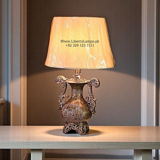 Turkish Table Lamps 118026-S – Antique Gold (Pair)