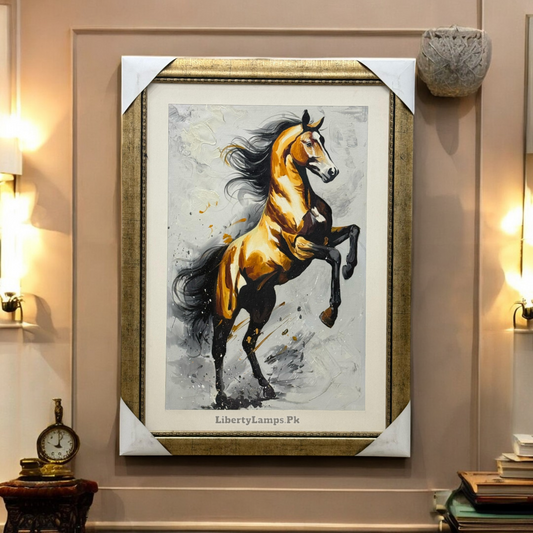 🖼️ Timeless Elegance – Oil Painting on Canvas with Frame (33x45 Inch)
