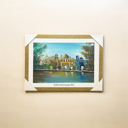🖼️ Oil Painting on Canvas with Frame (33x45 Inch)