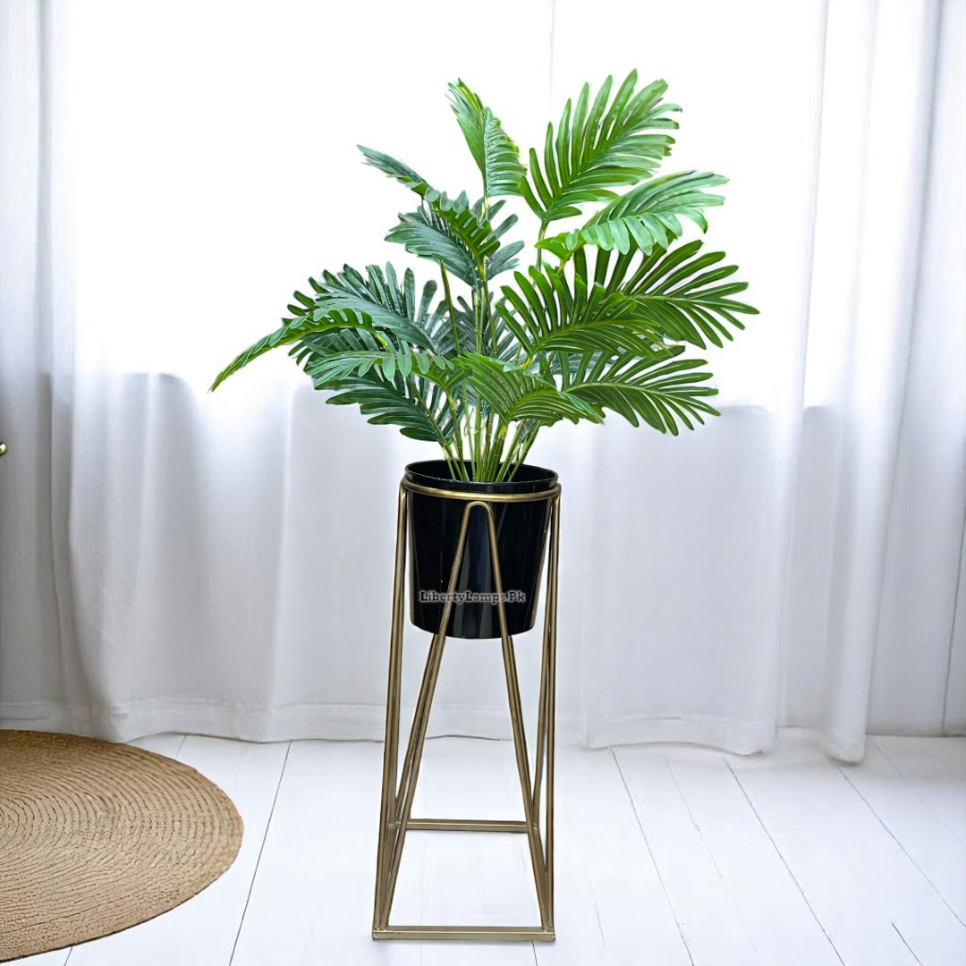 🌿 Fish Palm Plant with Floor Stand (Height: 3 Feet)