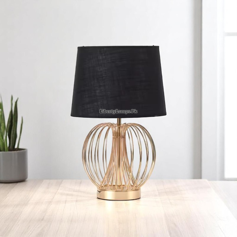 ✨ Regal Gleam Metal Table Lamps (Pair) ✨