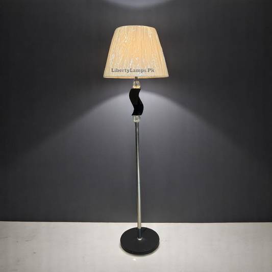 ✨ Noir Gleam Crystal Black Floor Lamp (Single) ✨