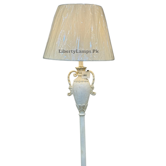 Ottoman Glow Turkish Floor Lamp 9904 – Bone White (Single) ✨
