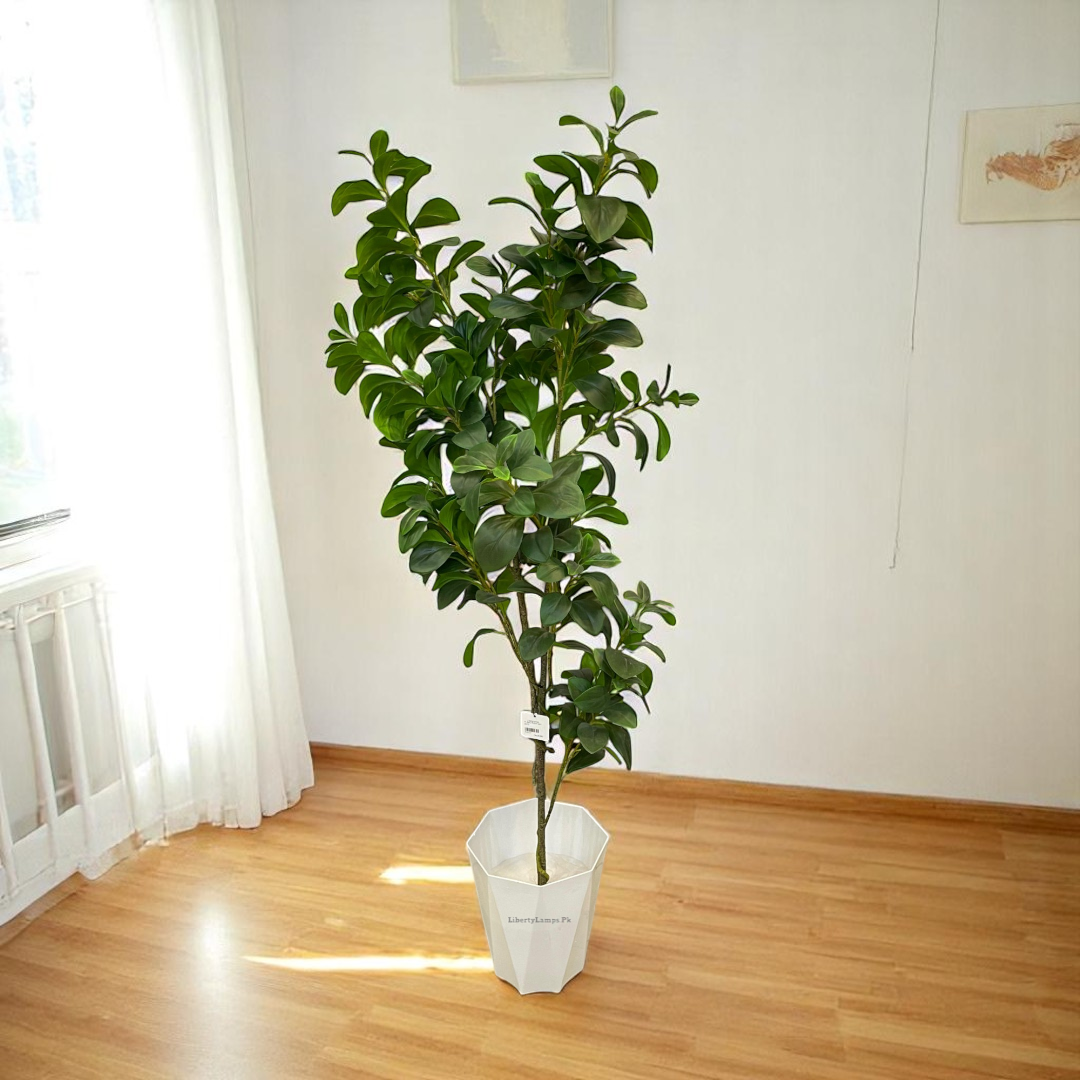 🍊 Orange Artificial Plant (Single)