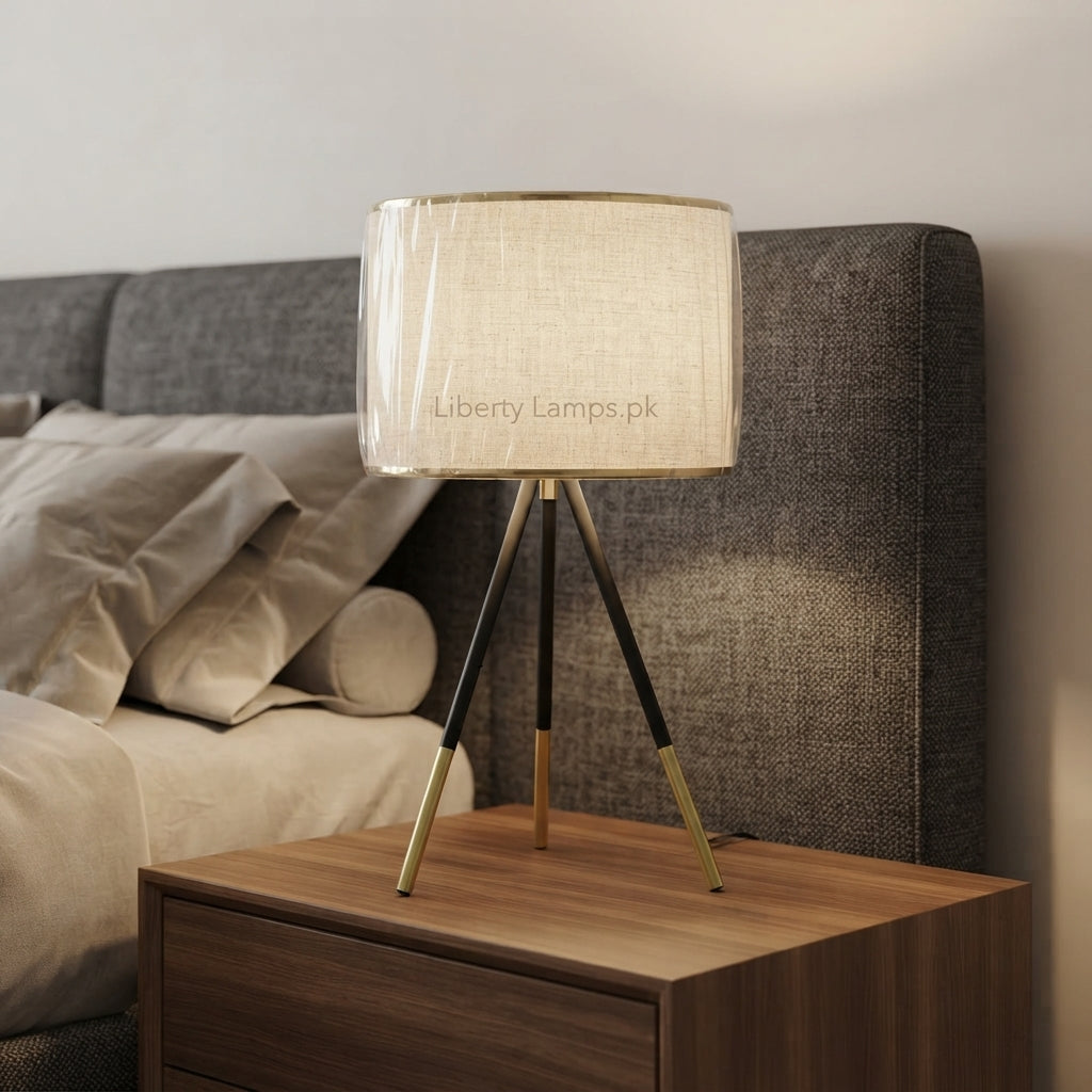 Tripod Elegance – Modern Tripod Table Lamp Pair