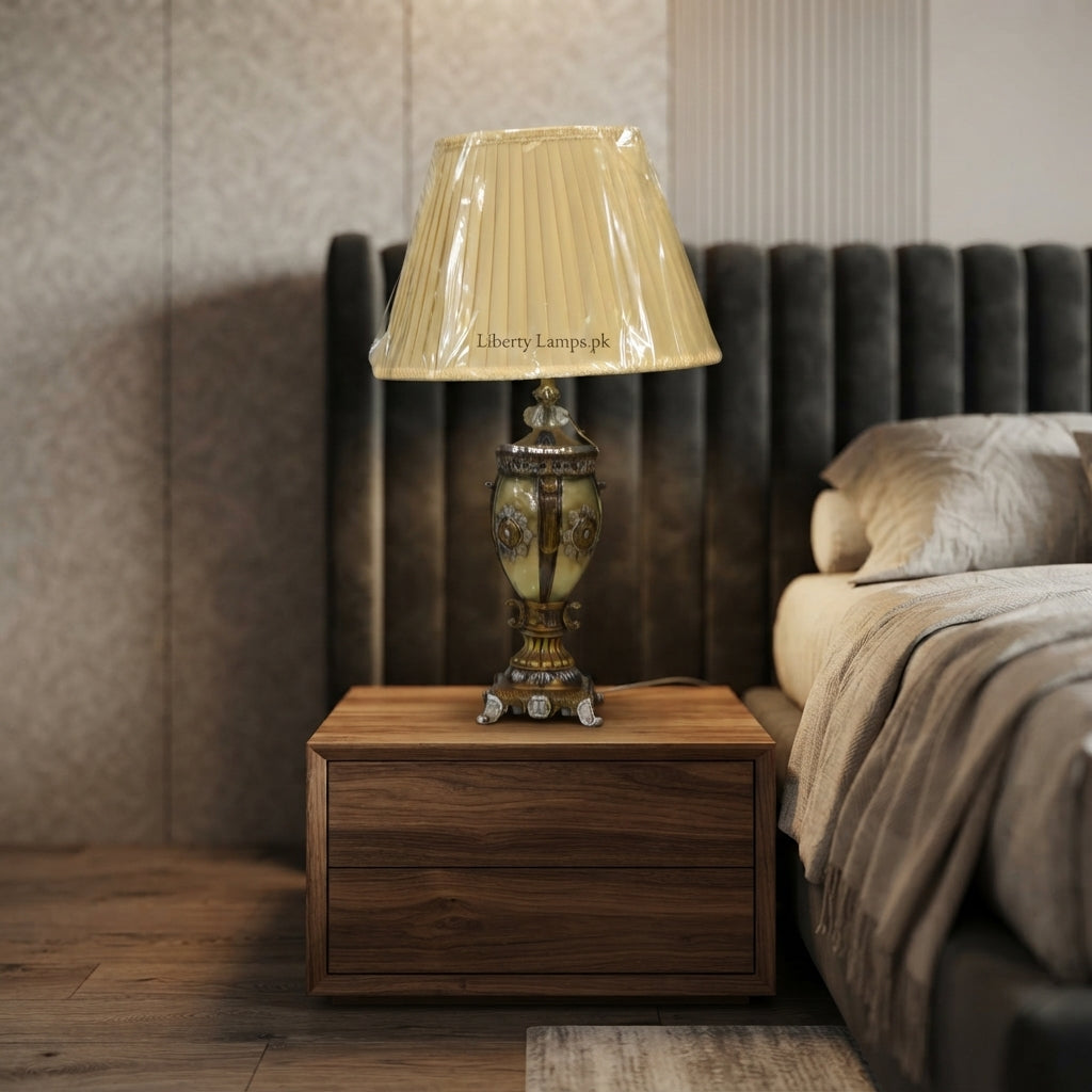Turkish Crystal – Elegant Acrylic Table Lamp Pair