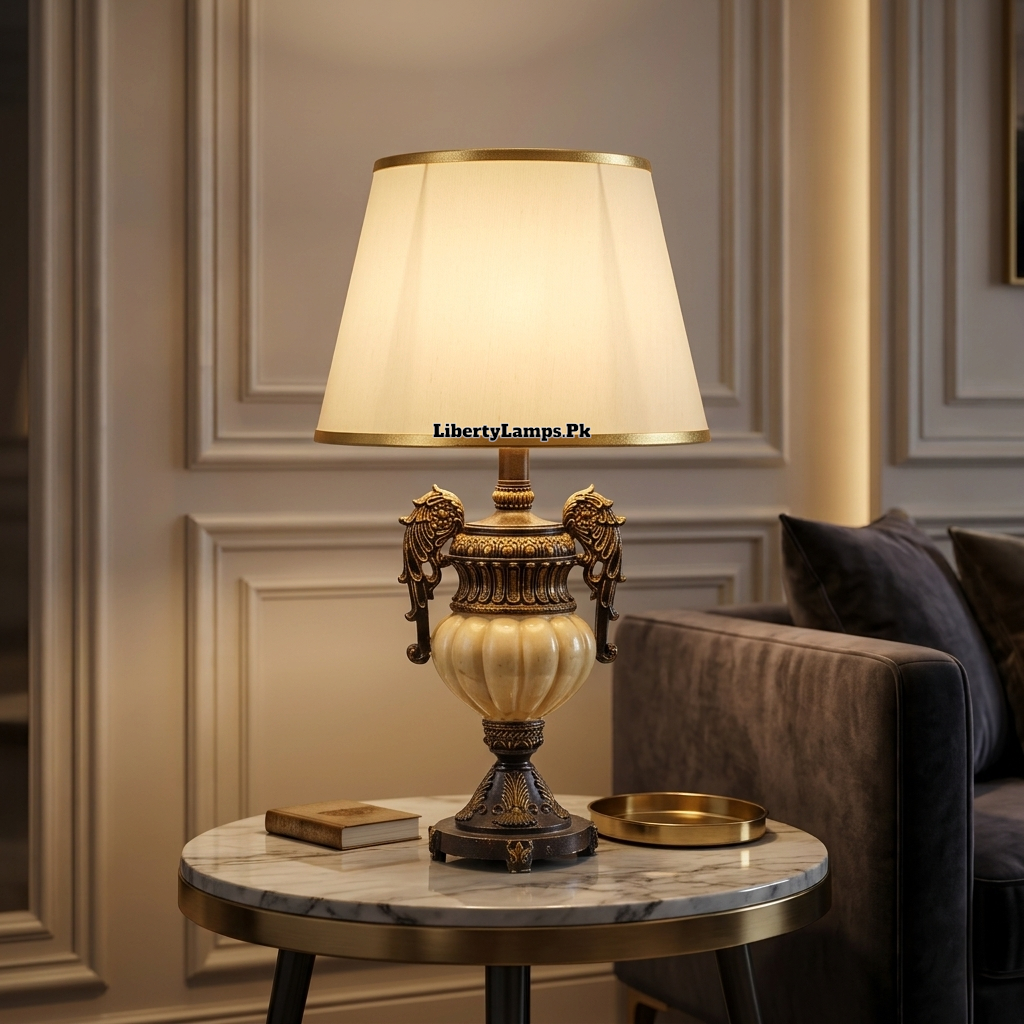 Turkish Imperial – Imported Resin Table Lamp Pair
