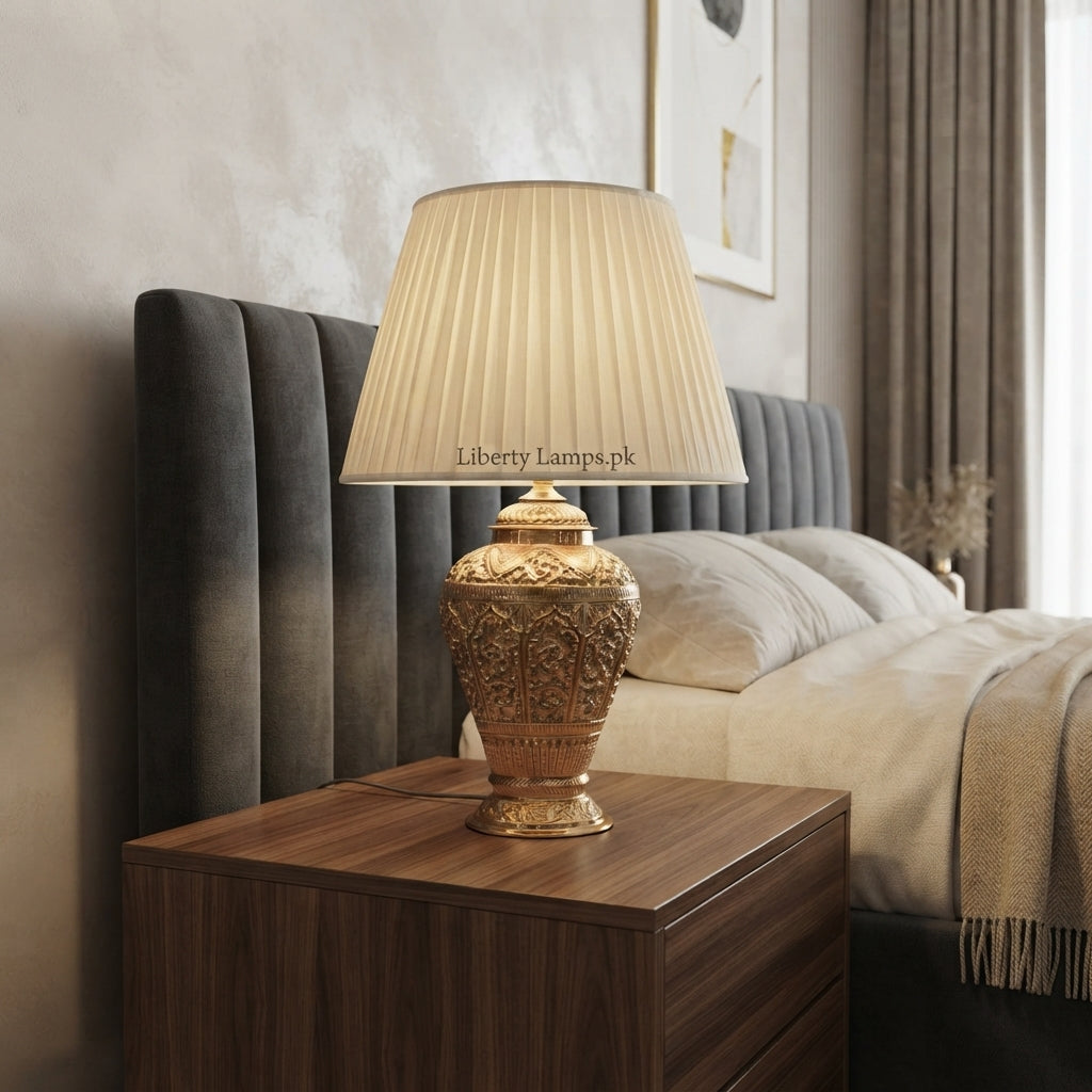 Copper Royale – Premium Pure Copper Table Lamp Pair