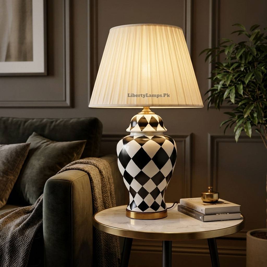 Candy Blush – Premium Candy Ceramic Table Lamp Pair