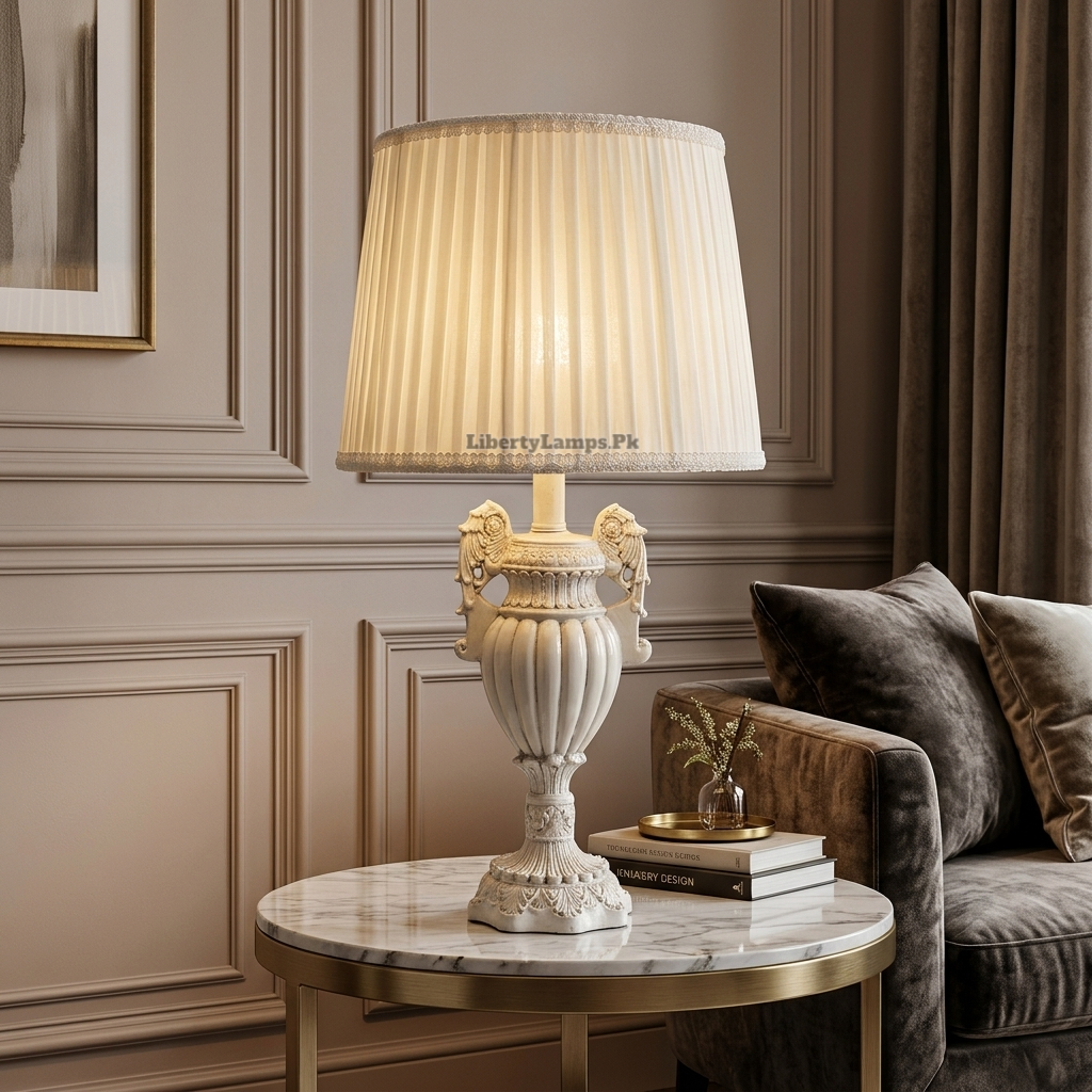 Anatolian Grace – Turkish Ceramic Table Lamp Pair