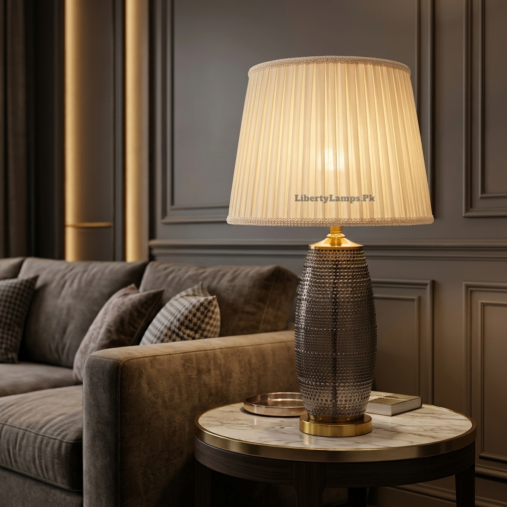 Bubble Luxe – Artistic Bubble Glass Table Lamp Pair