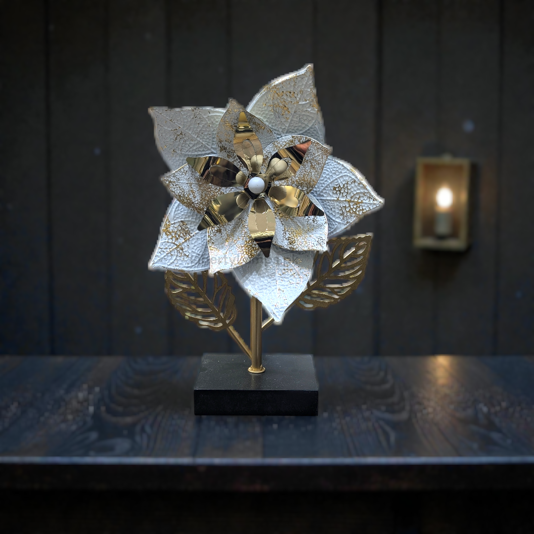 Metal Flower Decoration Piece – Artistic Floral Accent