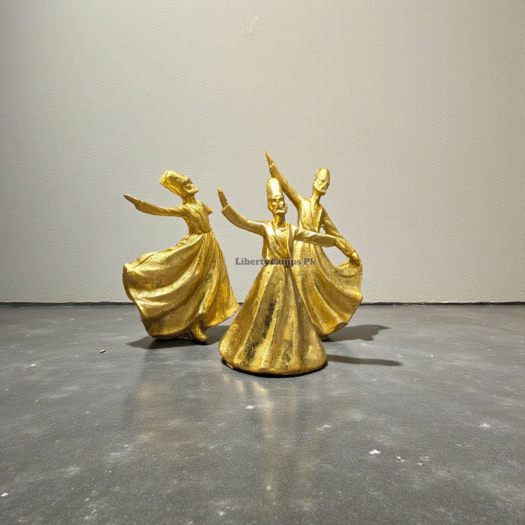 Mystic Charm – Sufi Decoration 3 Piece Set (6 Inch Height)