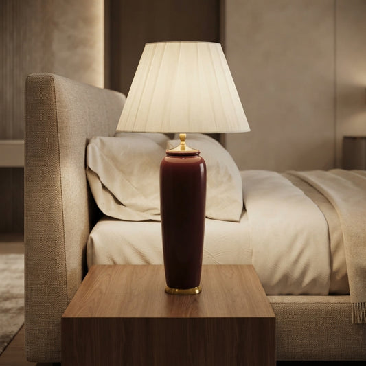Porcelain Grace – Classic Porcelain Table Lamp – Pair