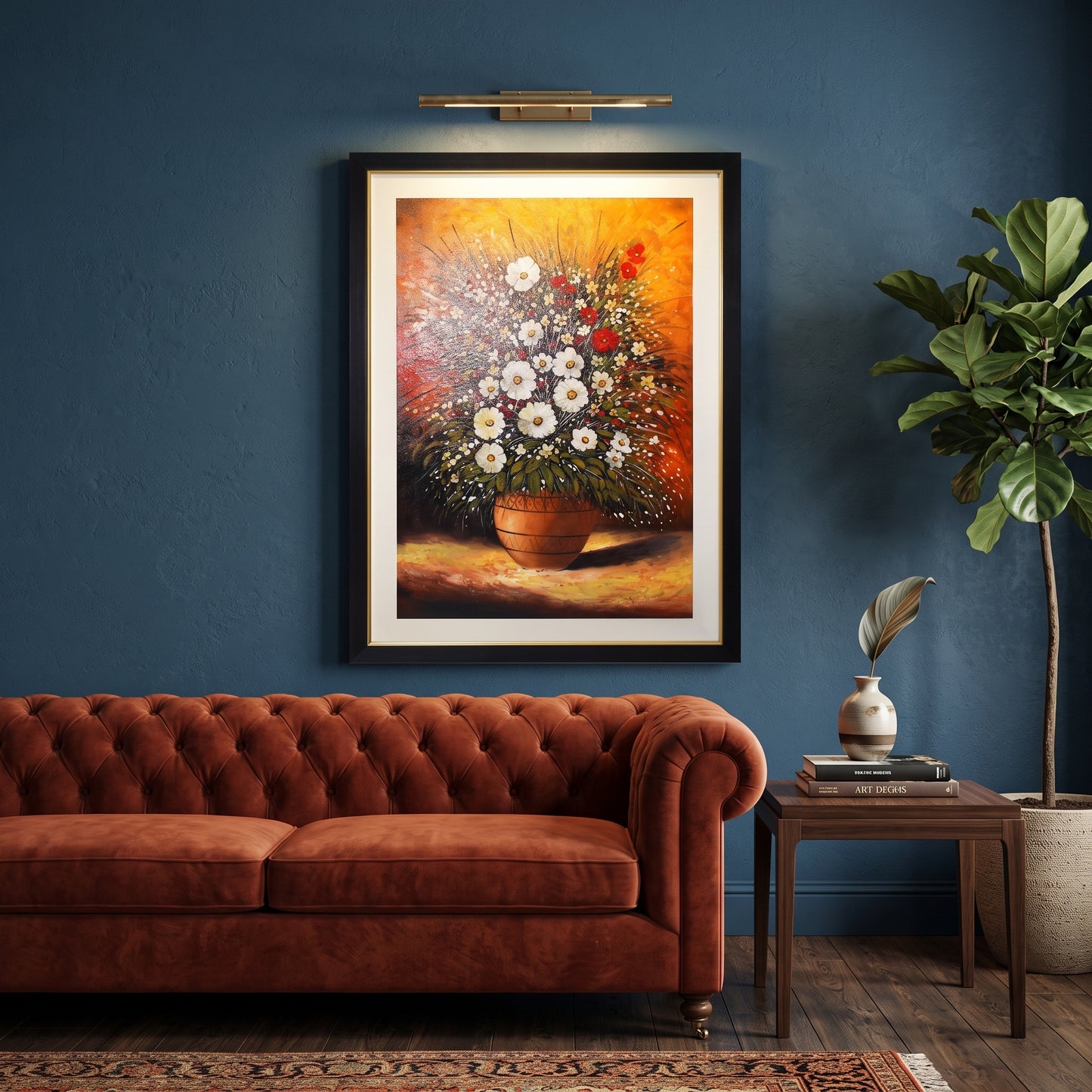 Blooming Elegance™ – Floral Handmade Oil Painting on Canvas