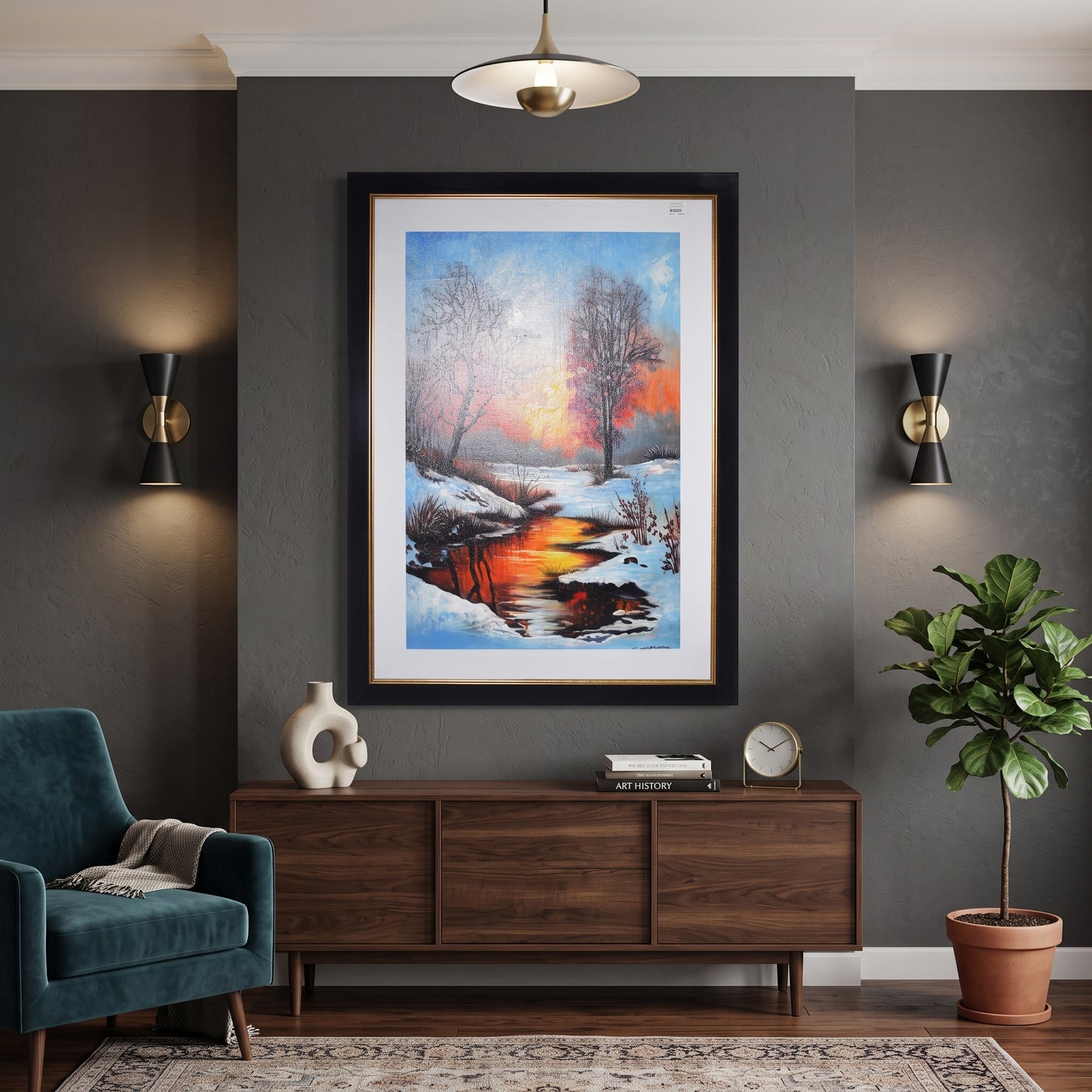 Scenic Harmony™ – Landscape Handmade Oil Painting on Canvas