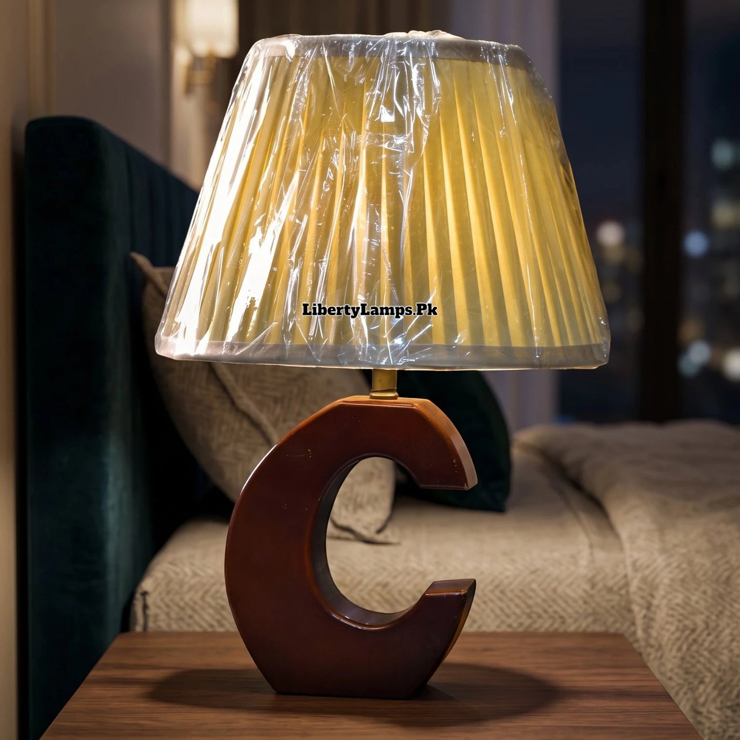 Rustic Haven™ – Wooden Lamp – Single