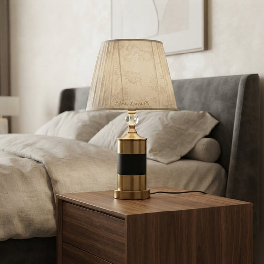 Metal Royale – Modern Metal Table Lamp Pair