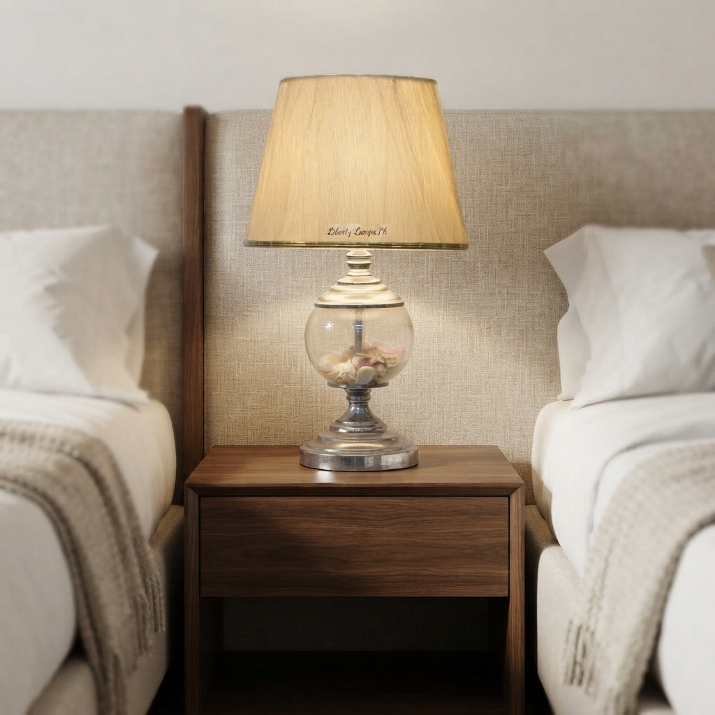 Potpourri Elegance – Decorative Table Lamp Pair