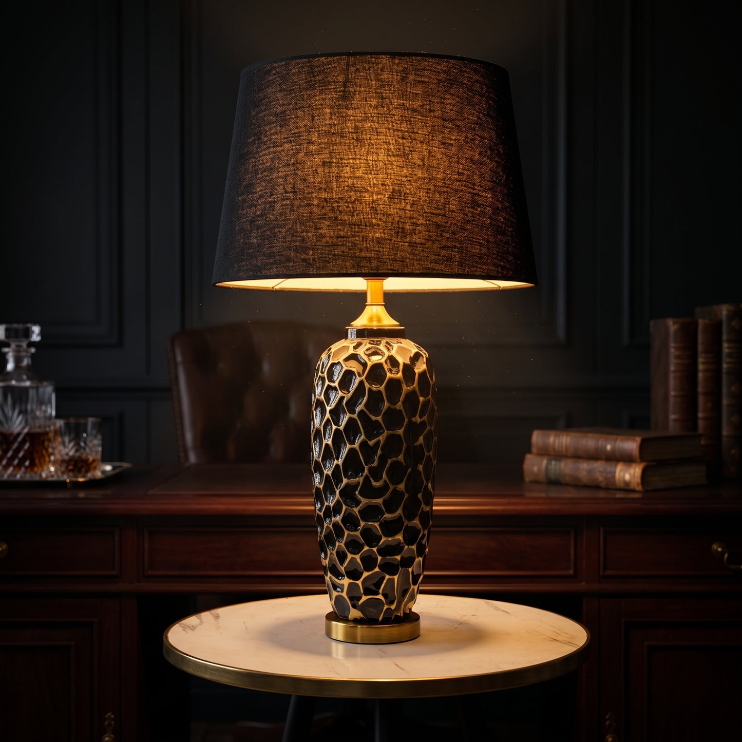 Earthstone Elegance™ – Terracotta Lamp Pair