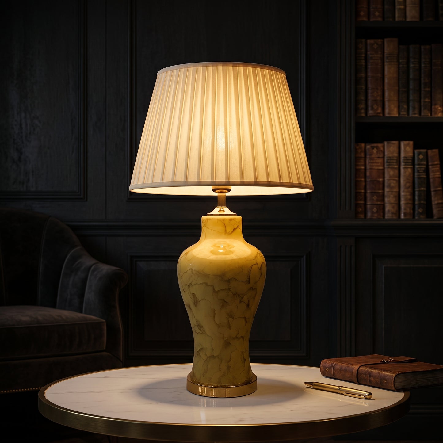 Artisan Texture™ – Textured Ceramic Lamp Pair (29 Inch Height)