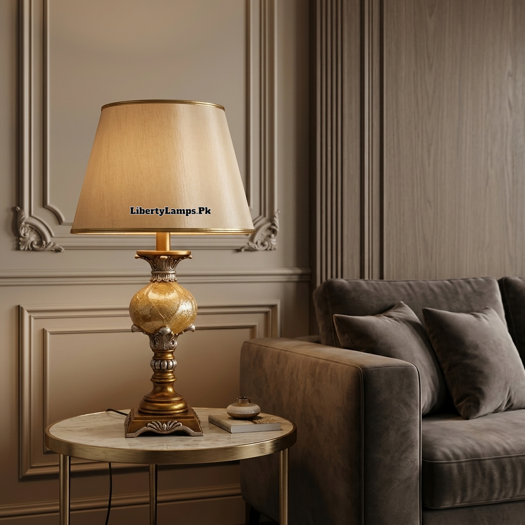 Resin Elegance – Modern Resin Table Lamp Pair