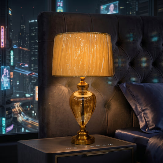 Crystal Luxe™ – Glass Lamp – Pair