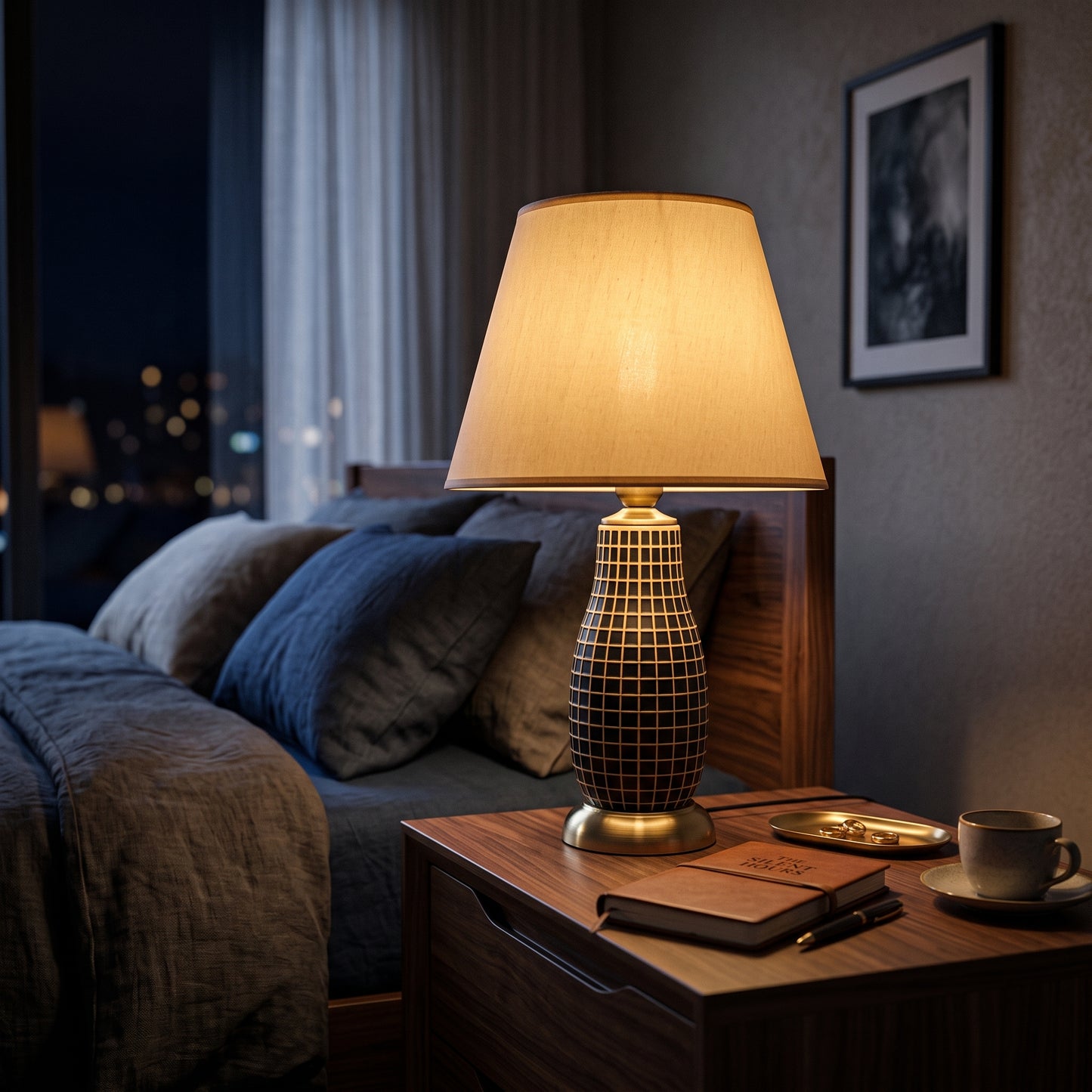 Terra Elegance™ – Terracotta Lamp Pair