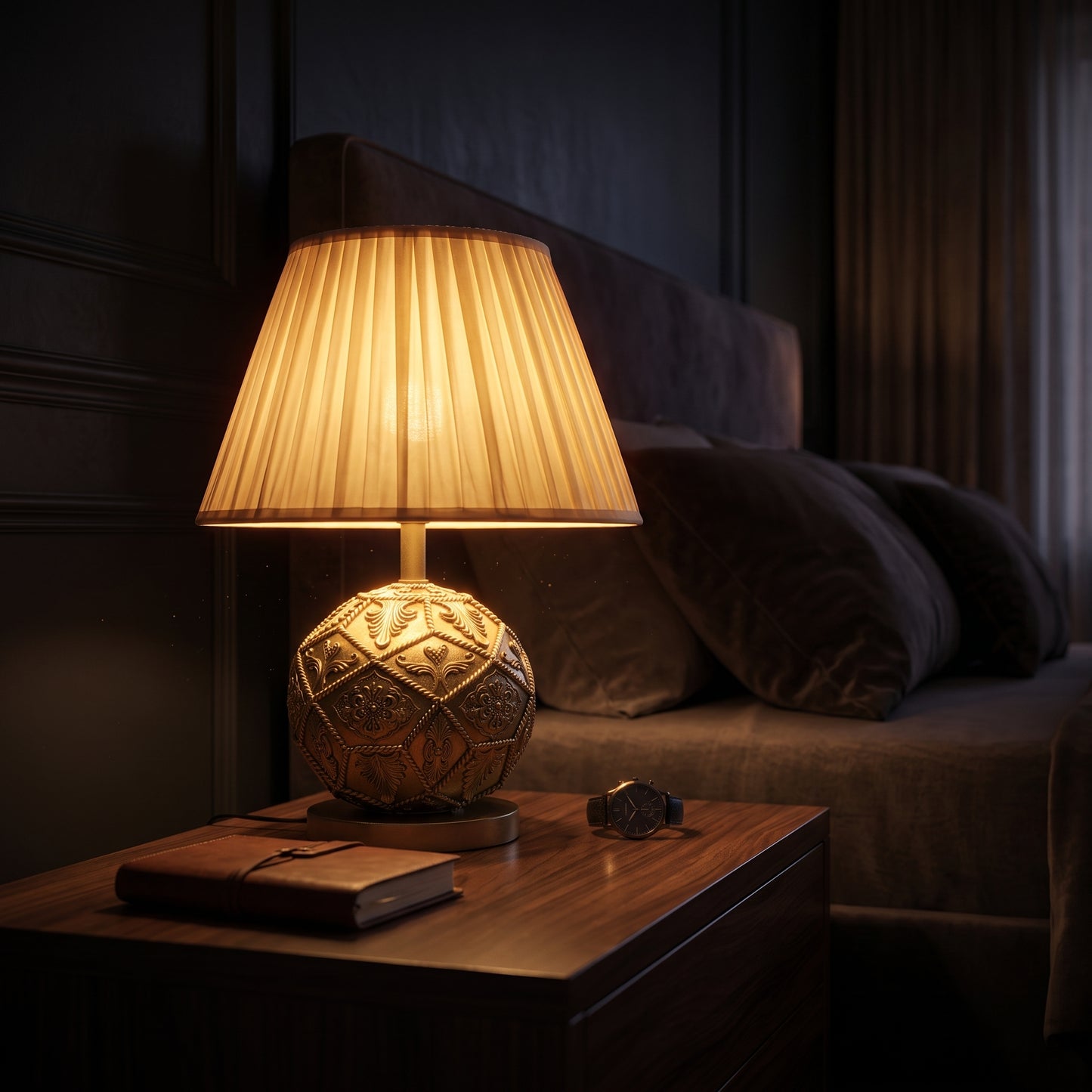 Ottoman Elegance™ – Turkish Resin Lamp Pair