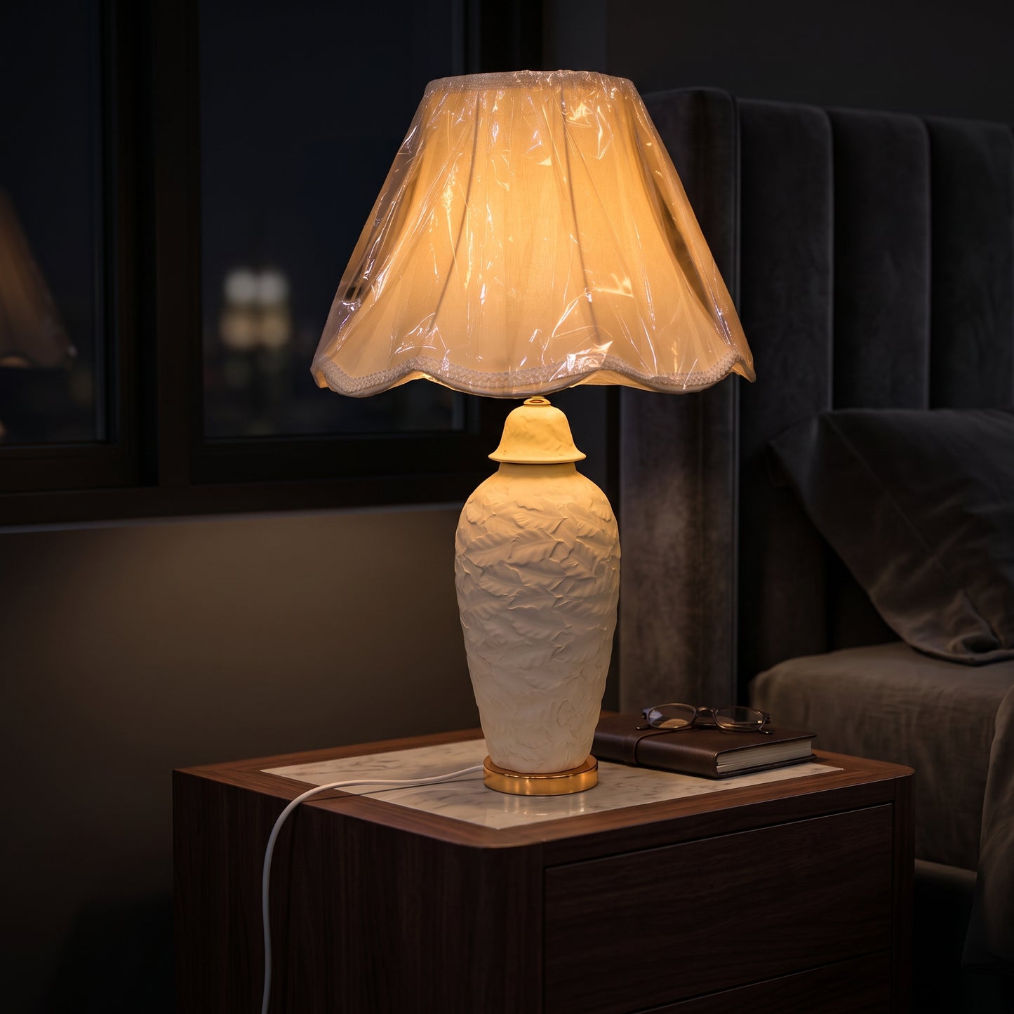 Earthstone Luxe™ – Terracotta Lamp Pair (27 Inch Height)