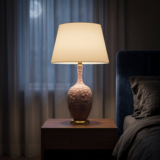 Earth ™ – Terracotta Lamp Pair (31 Inch Height)